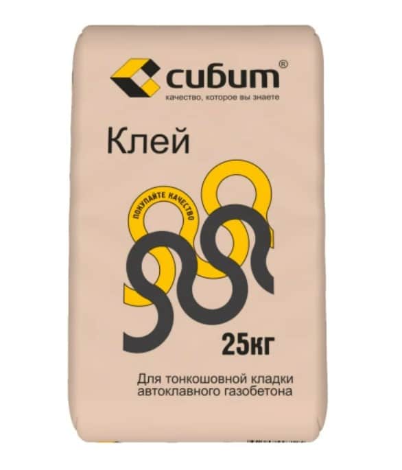 Клей для газобетона СИБИТ (летний), 25 кг – Строймарт-Ю фото