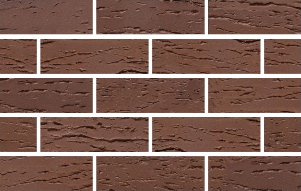 Кирпич лицевой Шоколад Рустика Меланж ГОСТ 1.4НФ – Строймарт-Ю фото