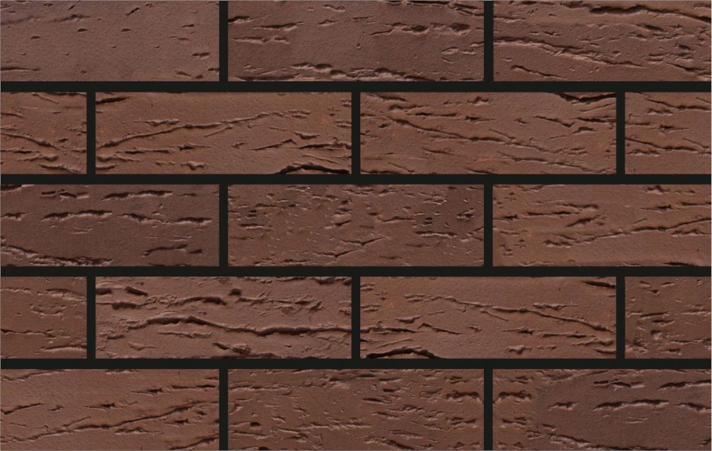 Кирпич лицевой Шоколад Рустика Меланж ГОСТ 1.4НФ – Строймарт-Ю фото