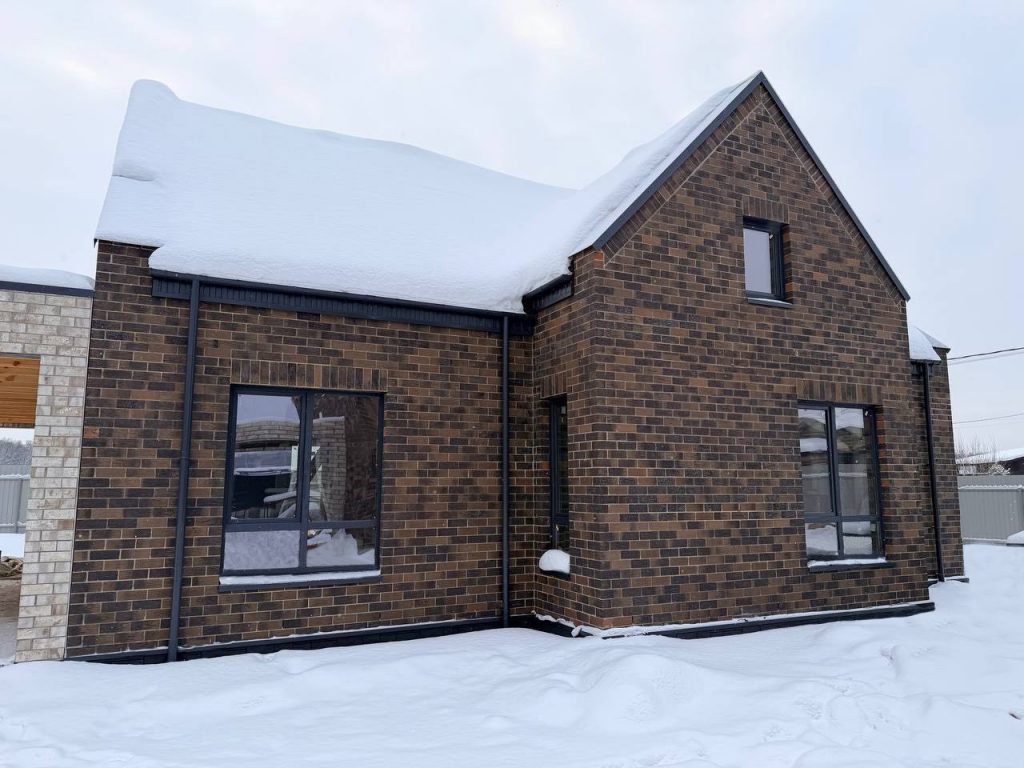 Кирпич лицевой Бавария Дарк 1.4НФ ГОСТ – Строймарт-Ю фото