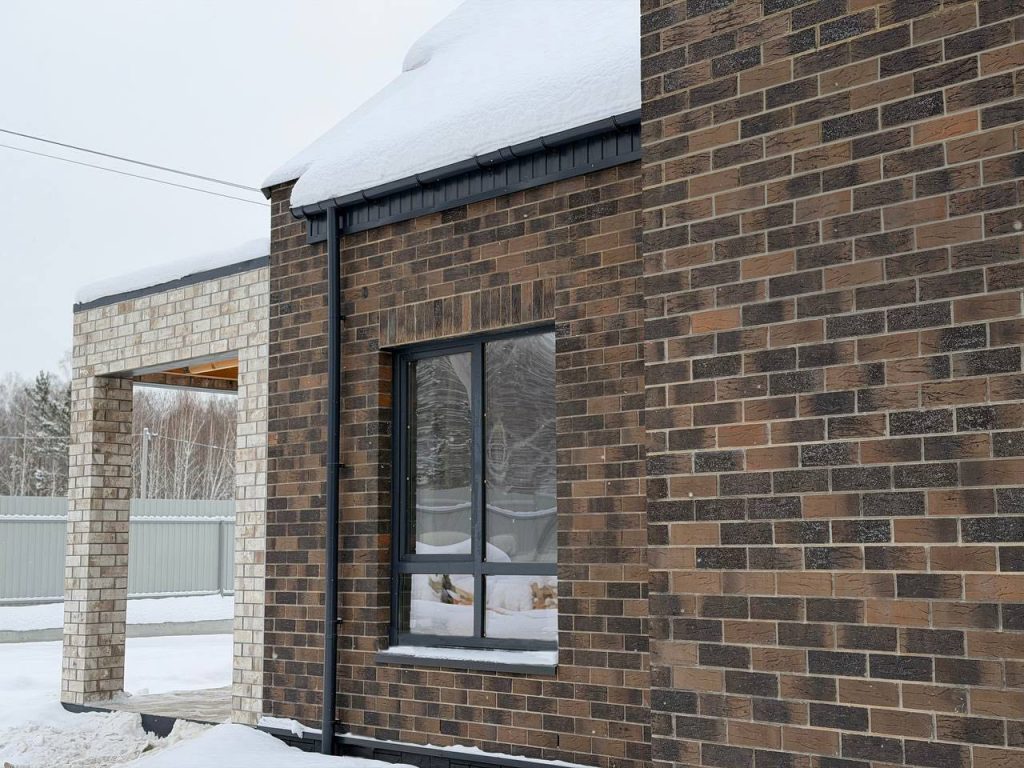 Кирпич лицевой Бавария Дарк 1.4НФ ГОСТ – Строймарт-Ю фото