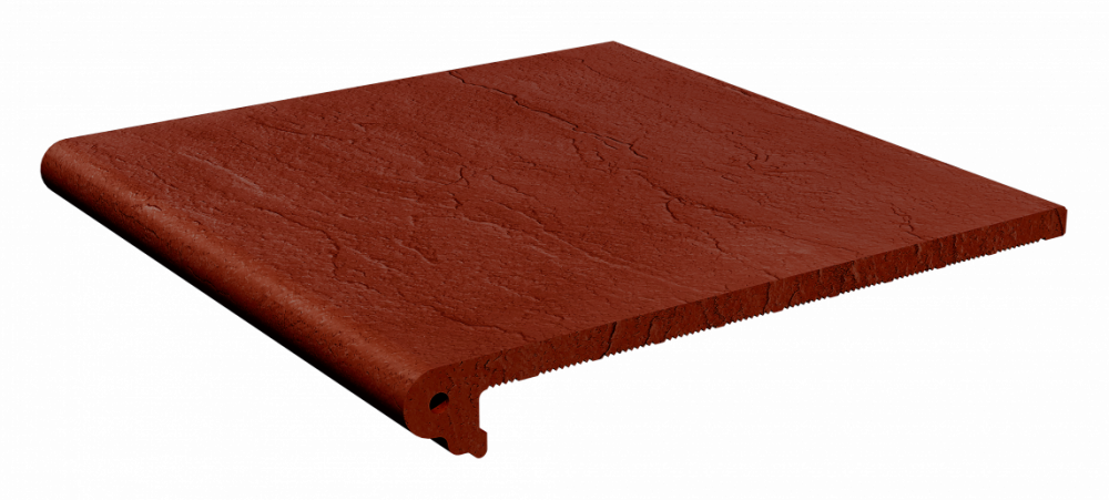 Клинкерная ступень Маркастрой Шоколад накат Скала 320*330*14 мм – Строймарт-Ю фото