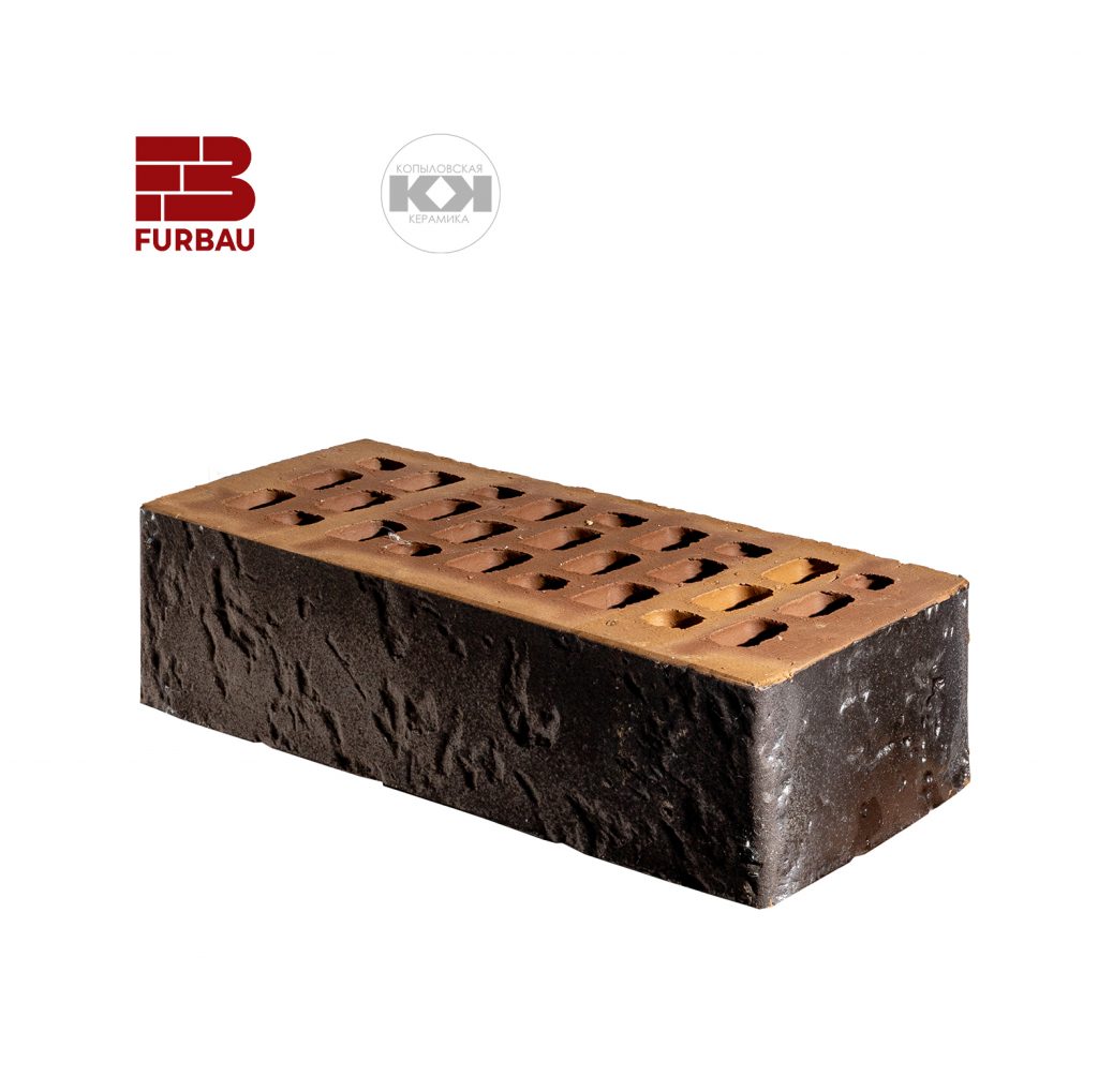 Кирпич облицовочный Флеш Нуар Скала 1НФ ГОСТ – Строймарт-Ю фото