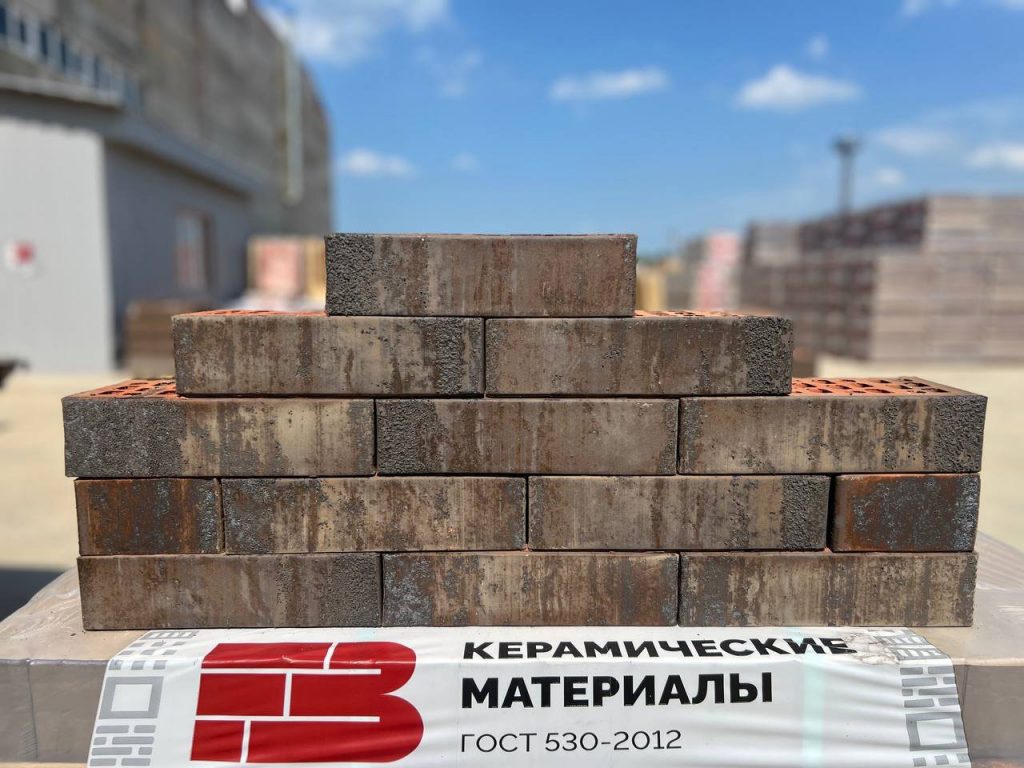 Кирпич облицовочный Шторм 1НФ ГОСТ – Строймарт-Ю фото