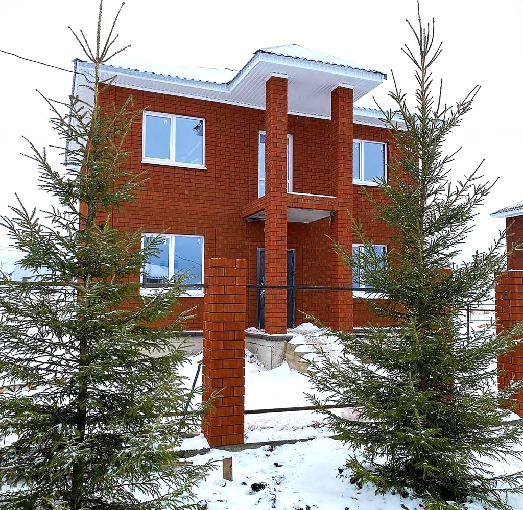 Кирпич лицевой Красный Велюр Меланж 1.4НФ ГОСТ – Строймарт-Ю фото