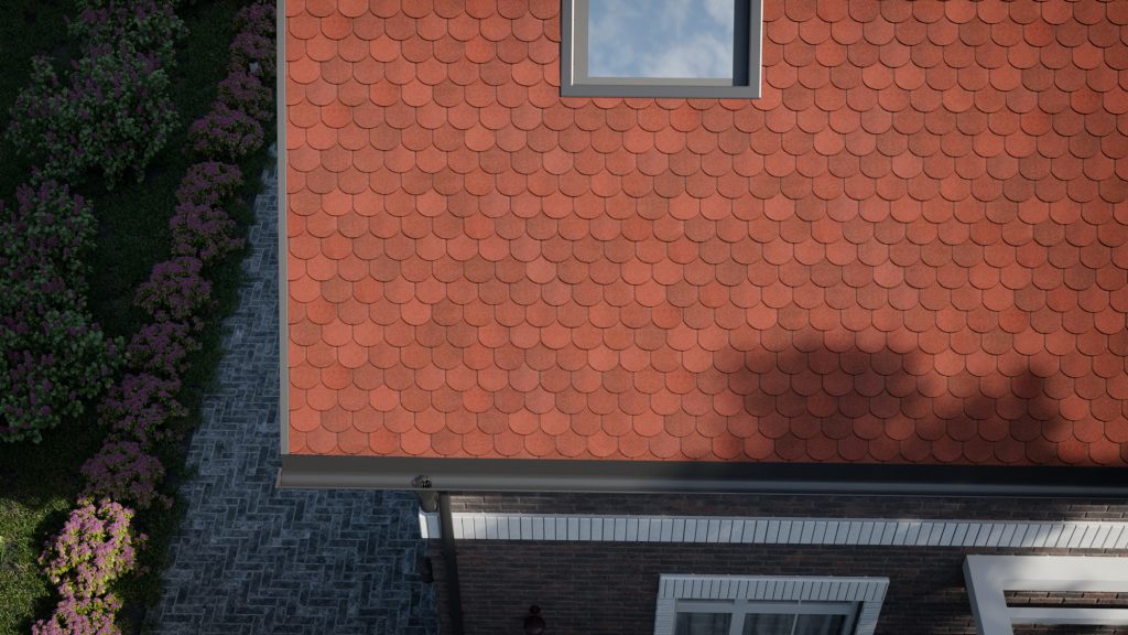 Tegola Гибкая черепица COMFORT ASSISI Sangiovese 400 – Строймарт-Ю фото