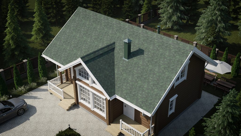 Tegola Гибкая черепица COMFORT ASSISI Verde 473 – Строймарт-Ю фото