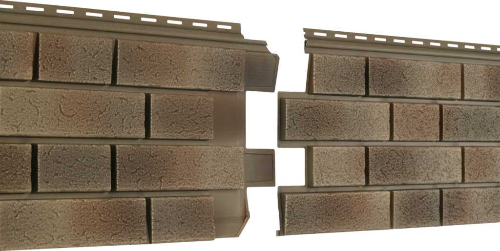 Фасадные панели Ю-Пласт серия Stone House S-Lock коллекция Клинкер Нордик – Строймарт-Ю фото