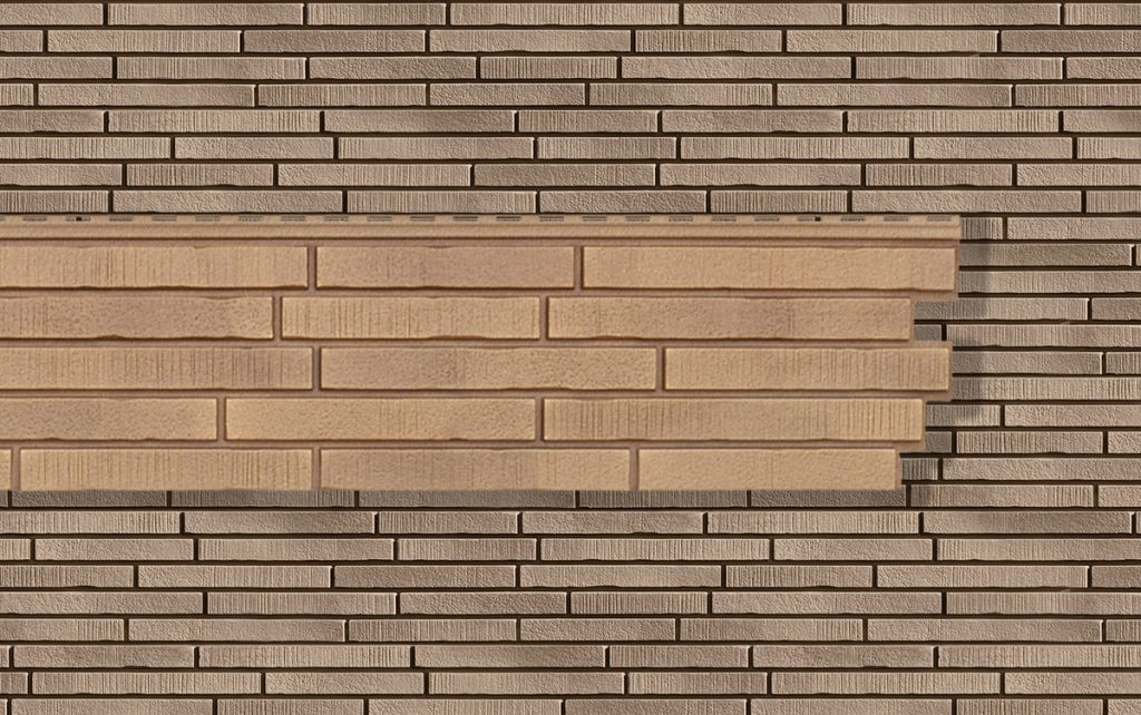 Фасадные панели Ю-Пласт серия Stone House S-Lock коллекция Ригельный кирпич – Строймарт-Ю фото